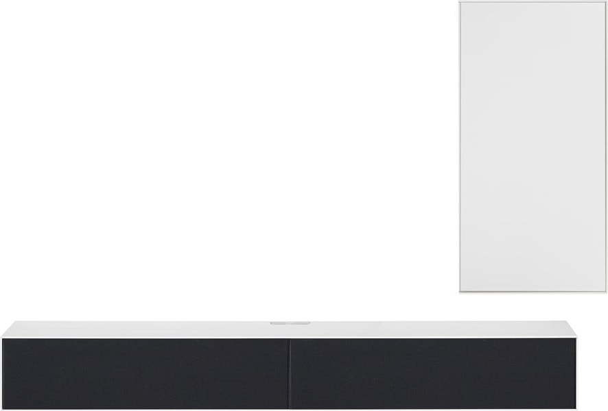 Bílá sestava TV stolku a skříňky Edge by Hammel Hammel Furniture