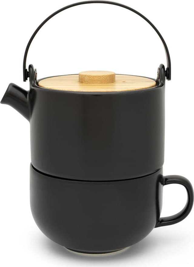 Černá konvice na čaj z kameniny 500 ml Umea - Bredemeijer Bredemeijer