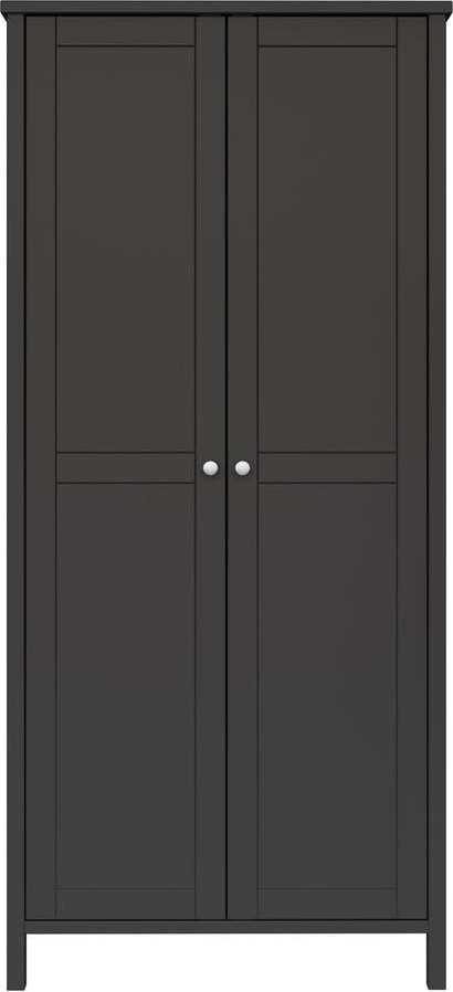Černá šatní skříň 89x195 cm Tromsö - Tvilum Tvilum