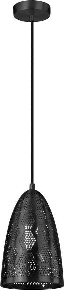 Černé závěsné svítidlo s kovovým stínidlem ø 20 cm Bene – Candellux Lighting Candellux Lighting