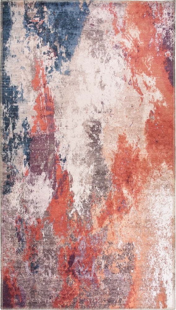 Červeno-modrý pratelný koberec 180x120 cm - Vitaus Vitaus