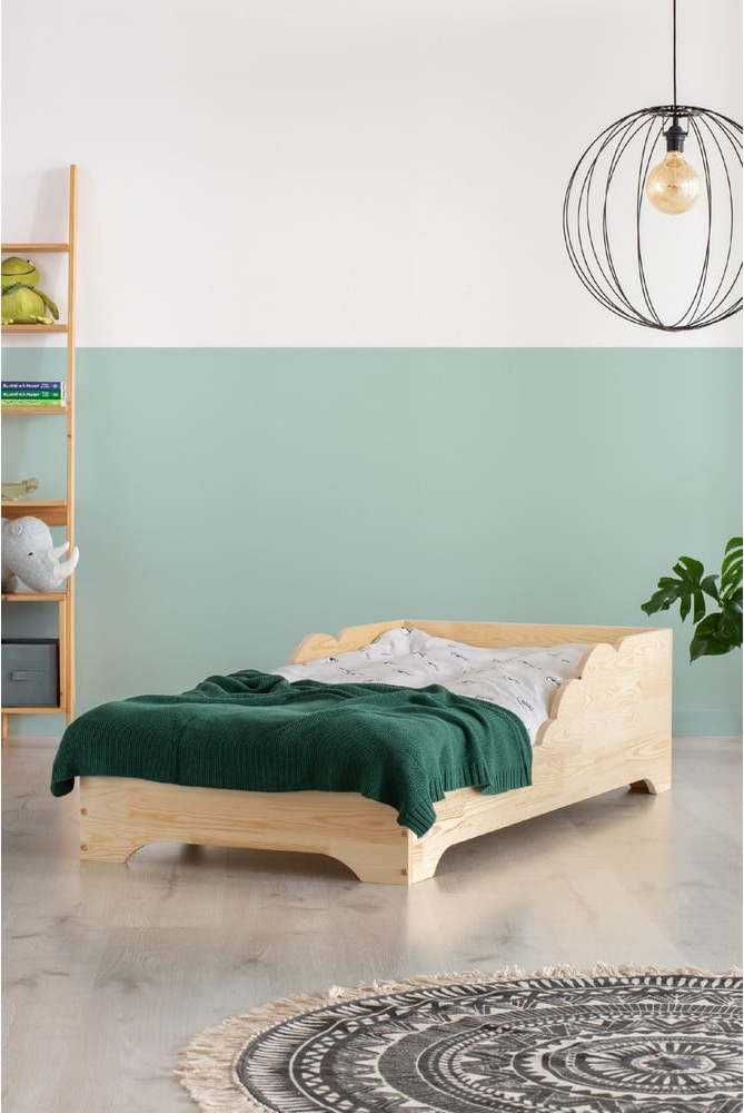 Dětská postel z borovicového dřeva 70x140 cm Box 11 - Adeko Adeko
