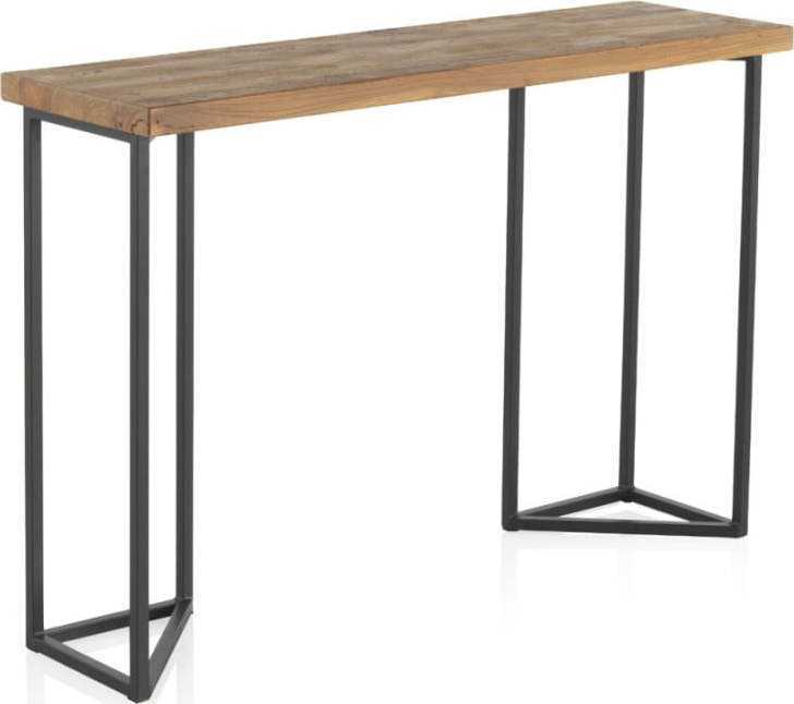 Konzolový stolek s deskou z jilmového dřeva Geese Lorena