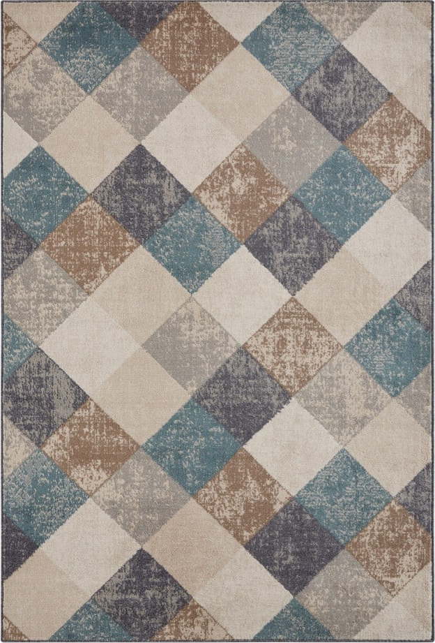 Modro-béžový koberec 340x240 cm Terrain - Hanse Home Hanse Home