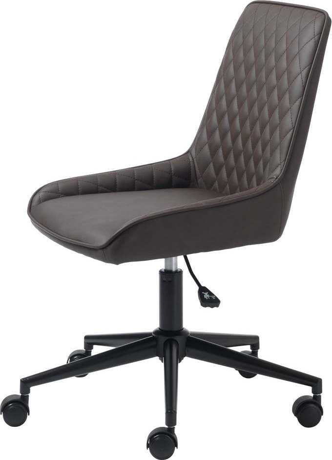 Tmavě hnědá pracovní židle Unique Furniture Milton Unique Furniture