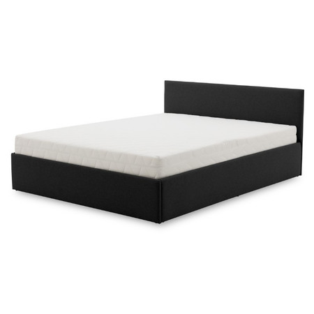 Čalouněná postel LEON s taštičkovou matrací rozměr 160x200 cm Černá SG-nábytek