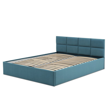 Čalouněná postel MONOS bez matrace rozměr 160x200 cm Tyrkysová SG-nábytek