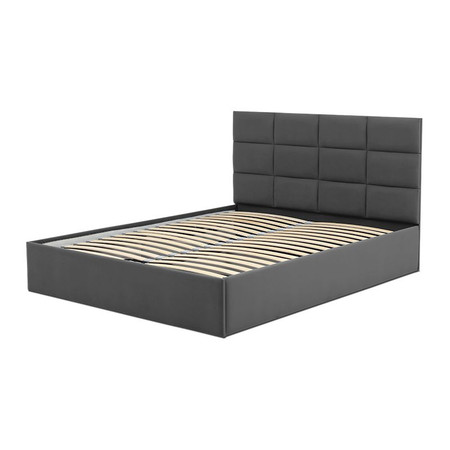 Čalouněná postel TORES bez matrace rozměr 180x200 cm Tmavě šedá SG-nábytek
