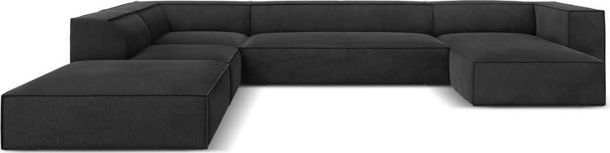 Tmavě šedá rohová pohovka (levý roh) Madame – Windsor & Co Sofas Windsor & Co Sofas