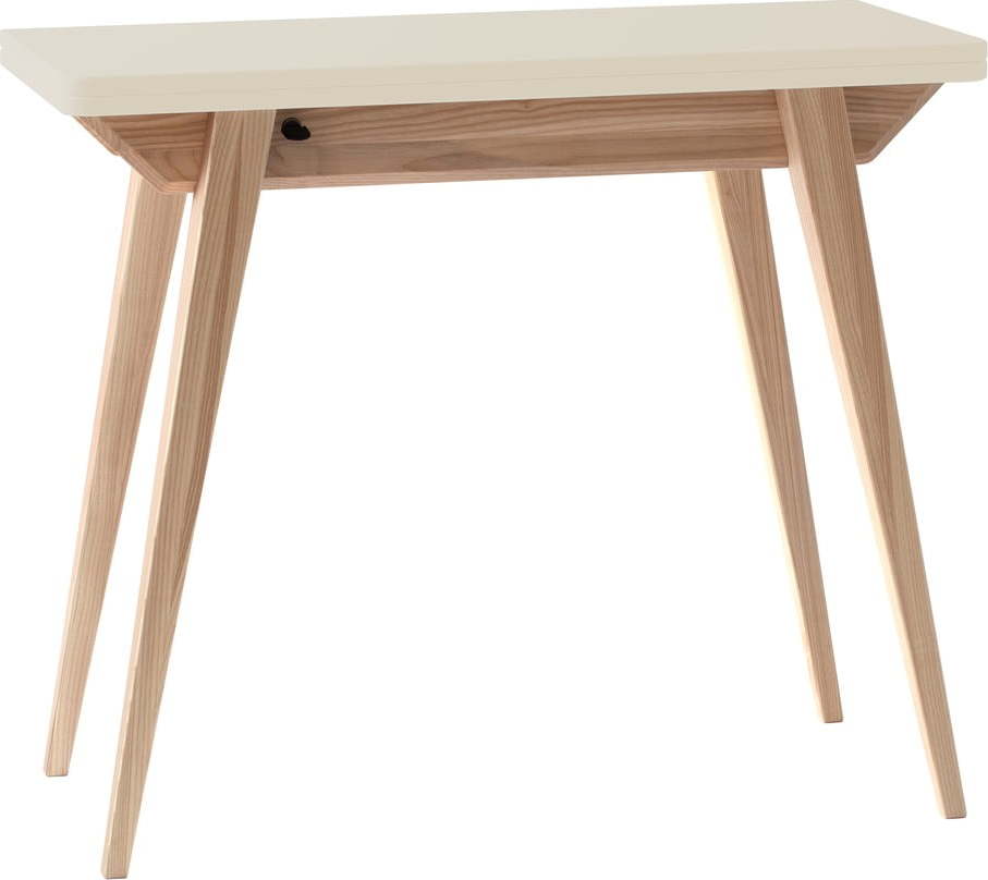 Krémový přírodní konzolový stolek 45x90 cm Envelope – Ragaba Ragaba