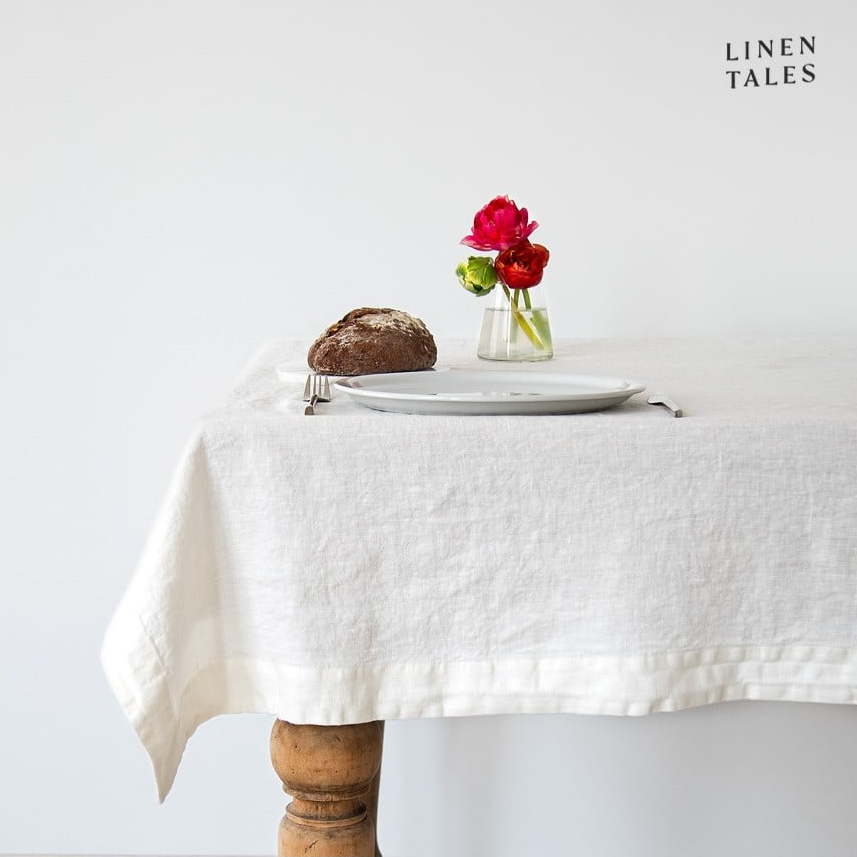 Lněný ubrus 140x140 cm – Linen Tales Linen Tales