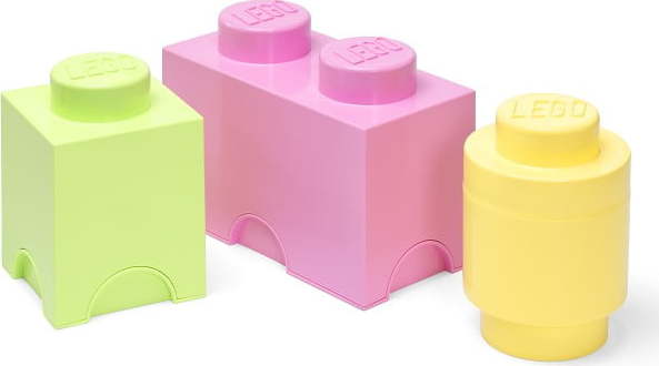 Plastové dětské úložné boxy v sadě 3 ks Box – LEGO® LEGO
