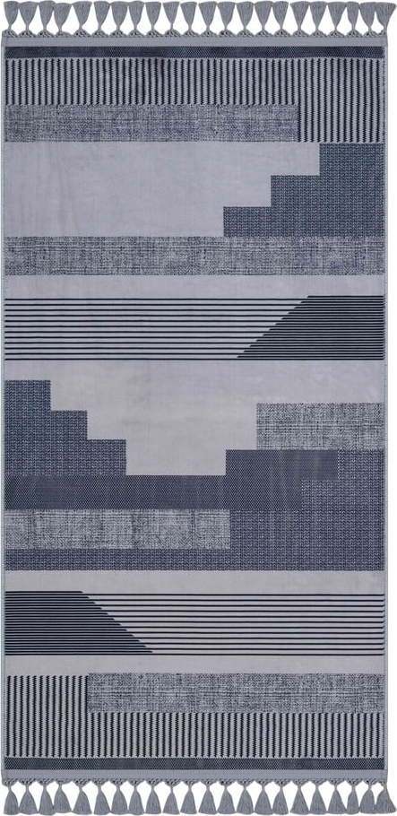 Šedý pratelný koberec 180x120 cm - Vitaus Vitaus