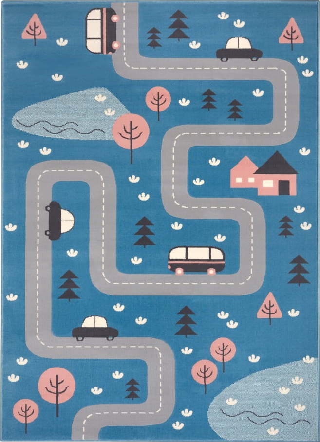 Modrý dětský koberec 160x220 cm Adventures – Hanse Home Hanse Home
