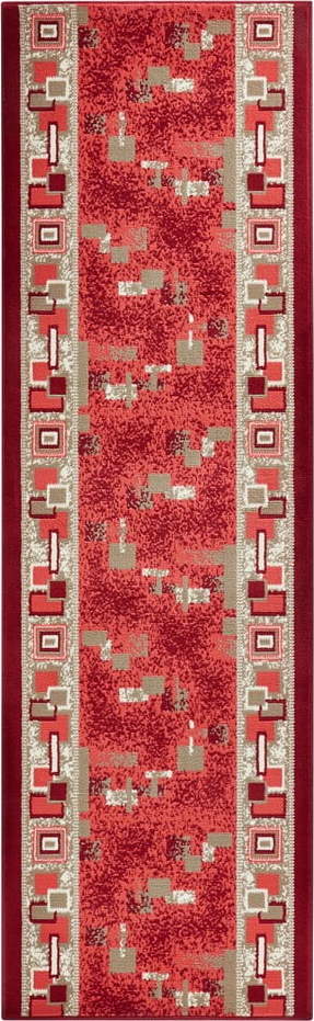 Červený koberec běhoun 250x80 cm Cube - Hanse Home Hanse Home