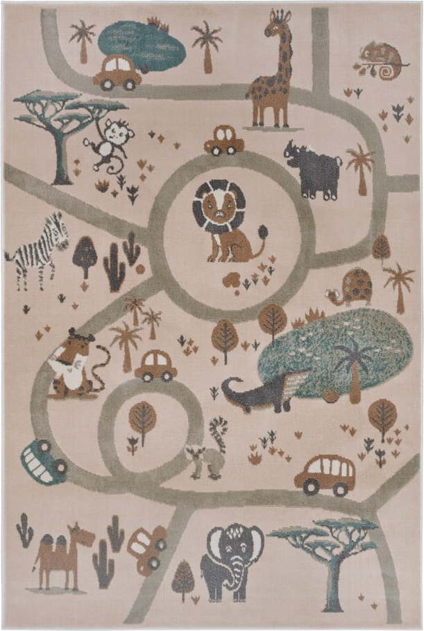 Béžový dětský koberec 120x170 cm Animal Park – Hanse Home Hanse Home