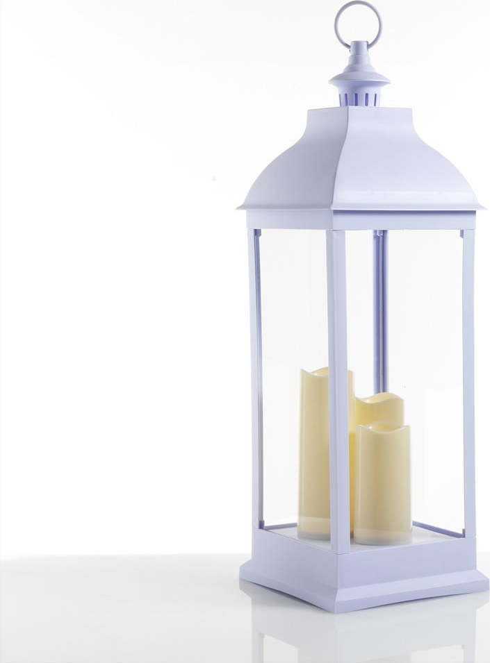 Bílá LED lucerna (výška 71 cm) – Tomasucci Tomasucci