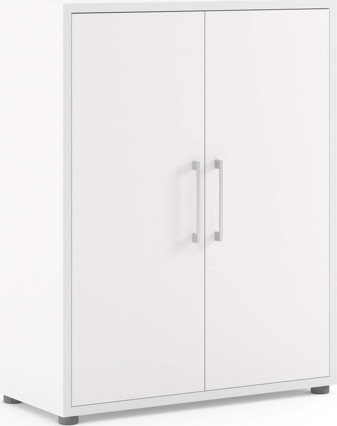 Bílá modulární knihovna 89x113 cm Prima – Tvilum Tvilum