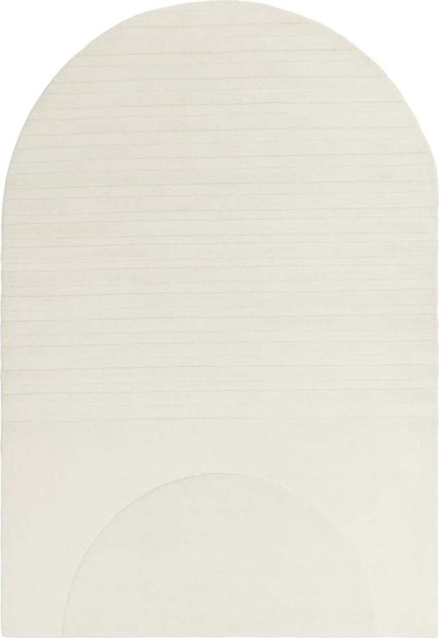 Bílý vlněný koberec 160x230 cm Olsen – Asiatic Carpets Asiatic Carpets