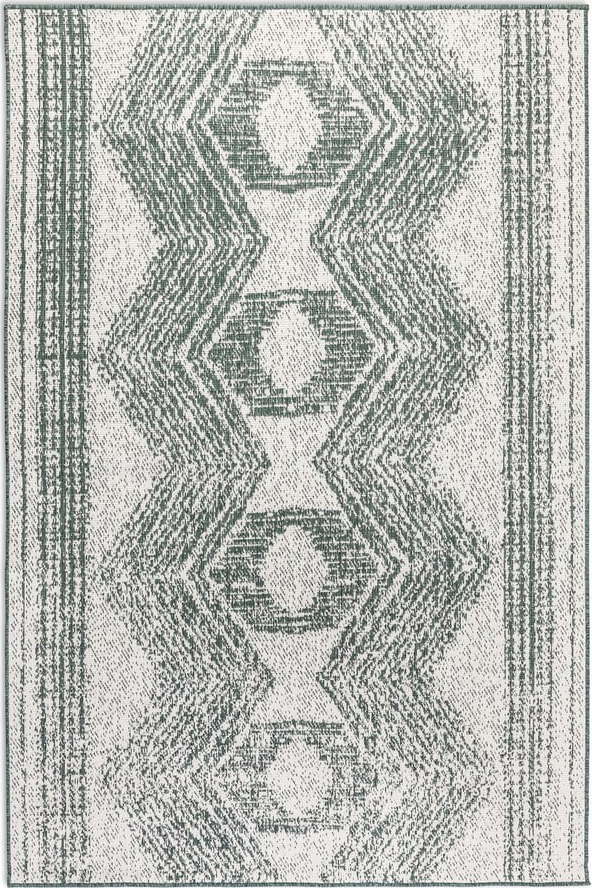 Krémovo-zelený venkovní koberec 120x170 cm Gemini – Elle Decoration Elle Decoration