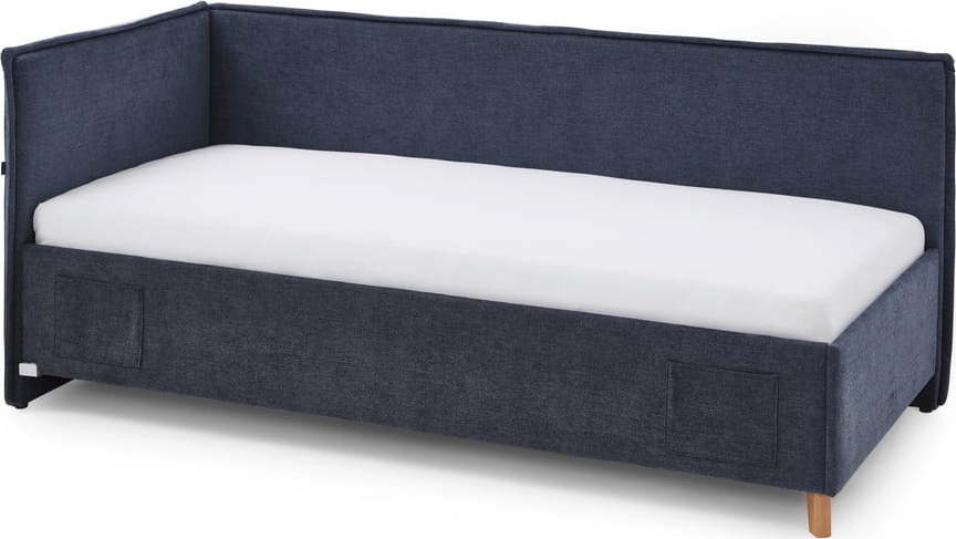 Tmavě modrá dětská postel s úložným prostorem 120x200 cm Fun – Meise Möbel Meise Möbel
