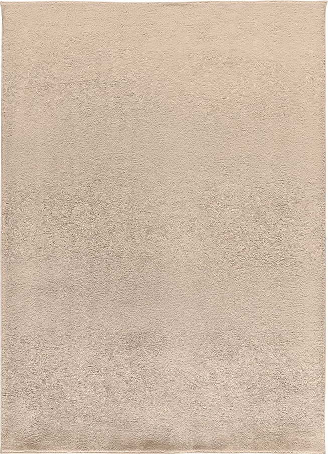 Béžový koberec z mikrovlákna 120x170 cm Coraline Liso – Universal Universal