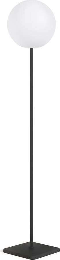 Bílo-černá LED stojací lampa na dálkové ovládání (výška 120 cm) Dinesh – Kave Home Kave Home