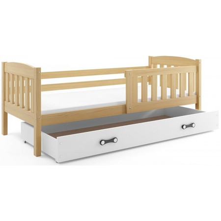 Dětská postel KUBUS s úložným prostorem 80x190 cm - borovice Ružové BMS