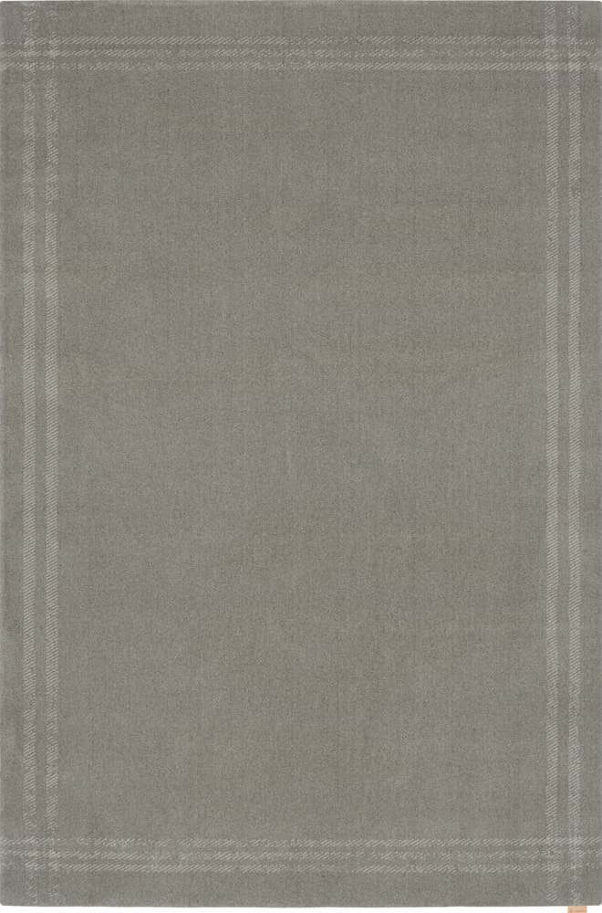 Světle šedý vlněný koberec 160x240 cm Calisia M Grid Rim – Agnella Agnella
