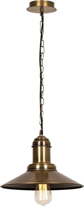 Závěsné svítidlo v bronzové barvě s kovovým stínidlem ø 30 cm Sivani – Opviq lights Opviq lights
