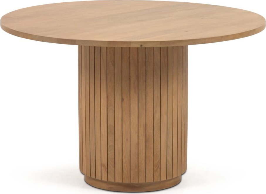 Kulatý jídelní stůl z mangového dřeva v přírodní barvě ø 120 cm Licia – Kave Home Kave Home