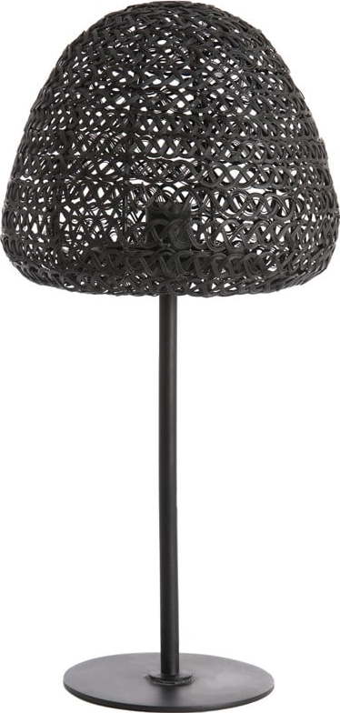 Matně černá stolní lampa (výška 56 cm) Finou – Light & Living Light & Living