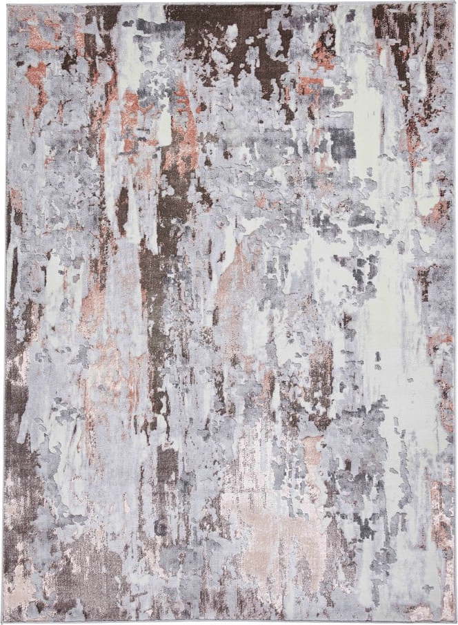 Růžovo-světle šedý koberec 200x290 cm Apollo – Think Rugs Think Rugs