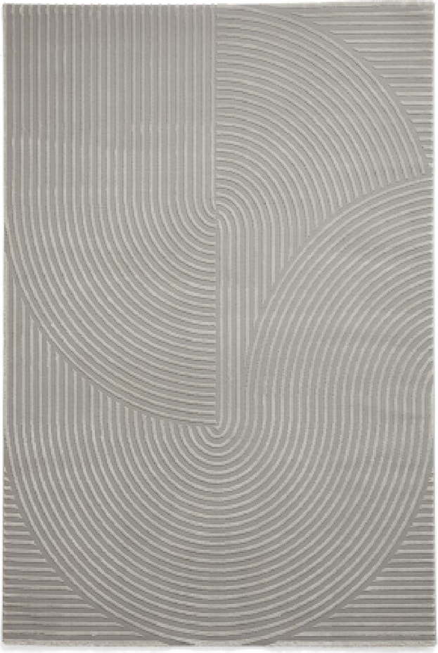 Světle šedý pratelný koberec z recyklovaných vláken 160x230 cm Flores – Think Rugs Think Rugs