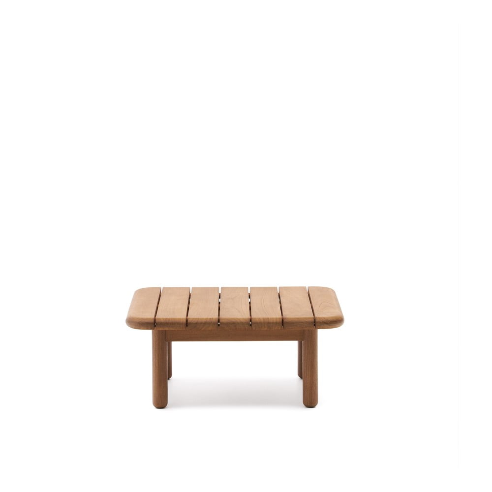 Zahradní odkládací stolek z teakového dřeva 70x70 cm Turqueta – Kave Home Kave Home