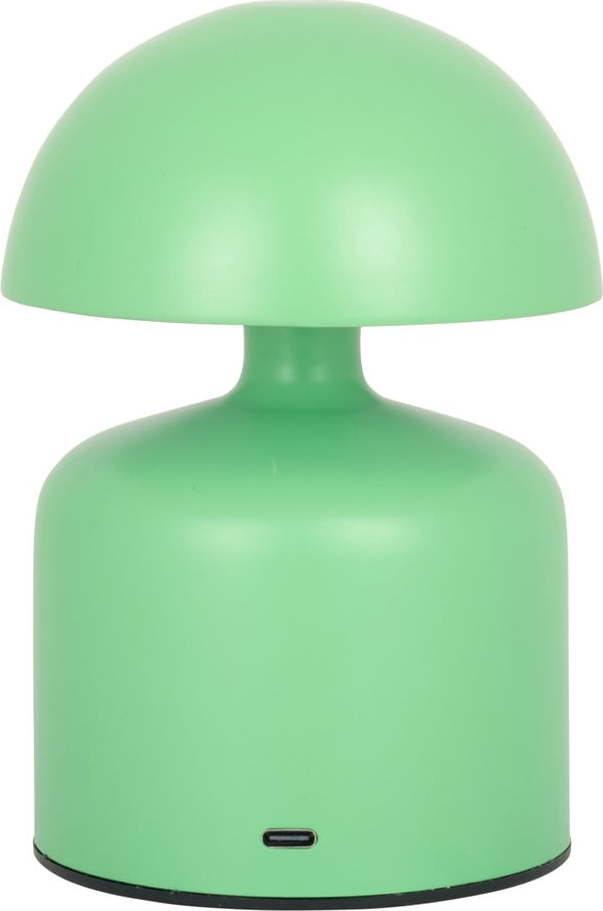 Zelená stolní lampa s kovovým stínidlem (výška 15 cm) Impetu – Leitmotiv Leitmotiv